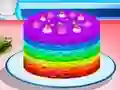 بازی Cooking Rainbow Cake آنلاین