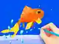 بازی Coloring Book: Fish آنلاین