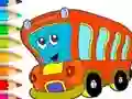 بازی Coloring Book: Bus آنلاین