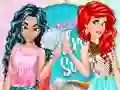 بازی Jasmine and Ariel Wardrobe Swap آنلاین