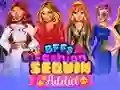 بازی BFFs Fashion Sequin Addict آنلاین
