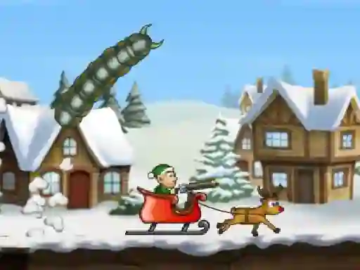 بازی Effing Worms Xmas آنلاین