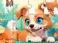 بازی Jigsaw Puzzle: Dog And Garden آنلاین