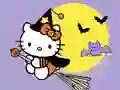 بازی Coloring Book: Kitty Halloween آنلاین