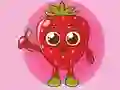 بازی Coloring Book: Delicious Strawberries آنلاین
