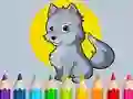 بازی Coloring Book: Wolf آنلاین