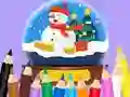 بازی Coloring Book: Christmas Crystal Ball آنلاین