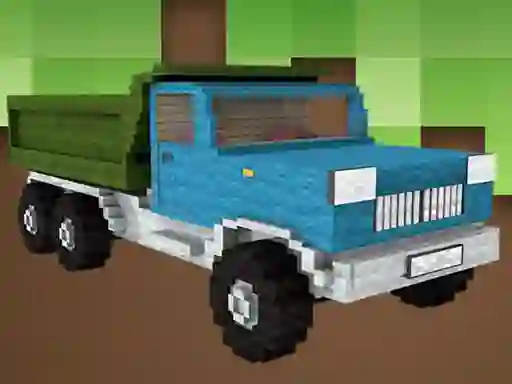 بازی Blockcraft Truck Jigsaw آنلاین