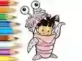 بازی Coloring Book: Monster Costume Girl آنلاین