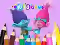 بازی Coloring Book: Cute Troll آنلاین