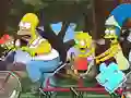 بازی Jigsaw Puzzle: Simpson Family Riding آنلاین