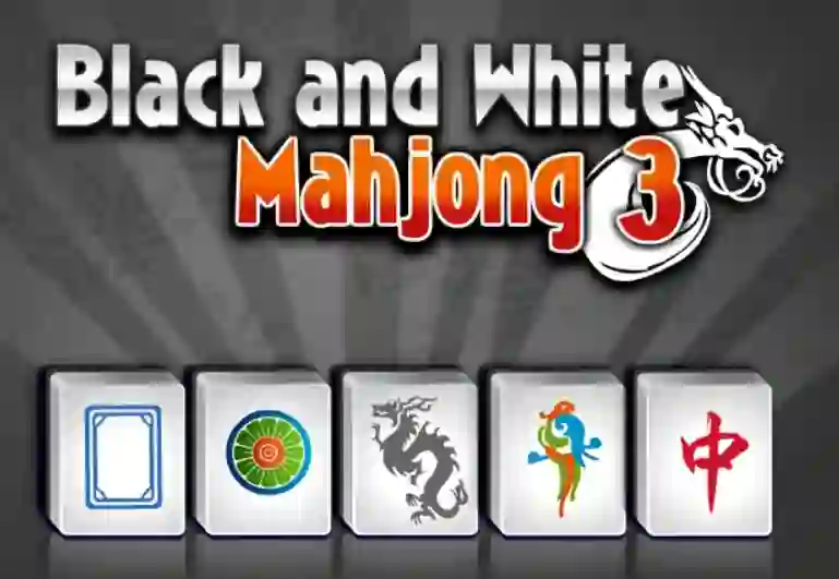 بازی Black and White Mahjong 3 آنلاین