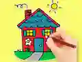 بازی Coloring Book: Dream House آنلاین