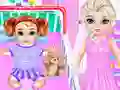 بازی Little Elsa Caring Day آنلاین