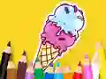 بازی Coloring Book: Cool Ice Cream آنلاین