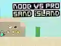 بازی Noob vs Pro Sand Island آنلاین