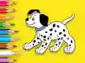 بازی Coloring Book: Cute Spotted Dog آنلاین