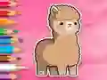 بازی Coloring Book: Cute Alpaca آنلاین
