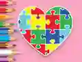 بازی Coloring Book: Heart Jigsaw آنلاین