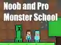 بازی Noob and Pro Monster School آنلاین