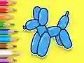 بازی Coloring Book: Balloon Puppy آنلاین