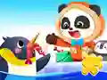 بازی Jigsaw Puzzle: Baby Panda Antarctic Tour آنلاین