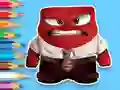 بازی Coloring Book: Inside Out Angry آنلاین