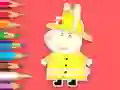 بازی Coloring Book: Rabbit Firefighter آنلاین