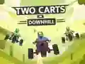 بازی Two Carts Downhill آنلاین