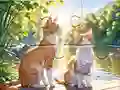 بازی Jigsaw Puzzle: Cats In Pairs آنلاین