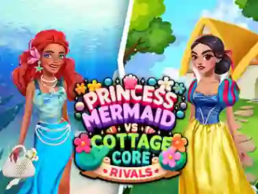 بازی Princess Cottage Core vs Mermaid Core Rivals آنلاین