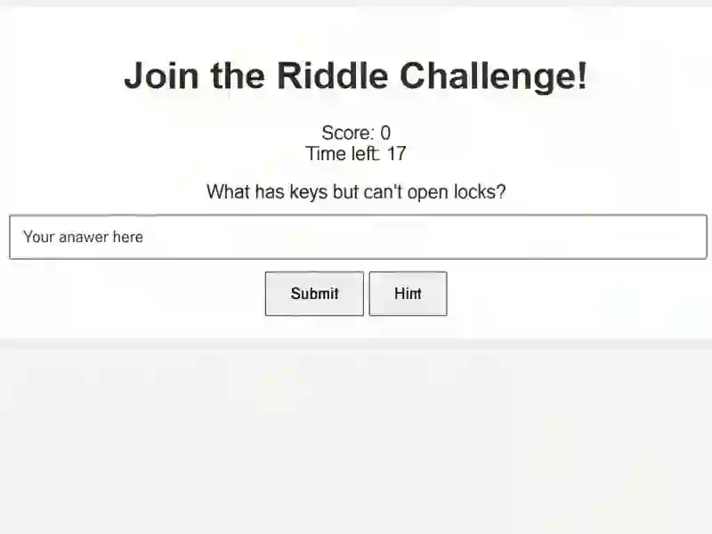 بازی Riddle Challenge آنلاین