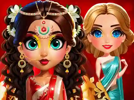 بازی Asoka Makeup Indian Bride آنلاین