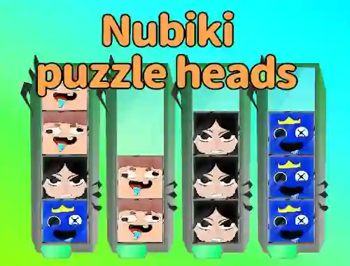 بازی Nubiki Puzzle Heads آنلاین