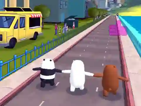 بازی We Bare Bears Bear Parkour آنلاین