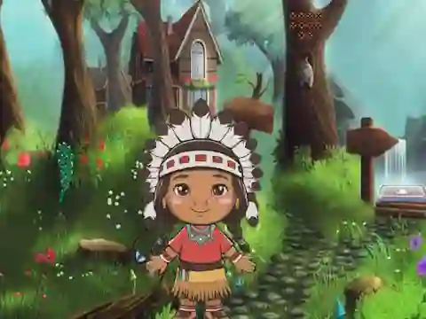 بازی Girl Reach Thanksgiving Land آنلاین