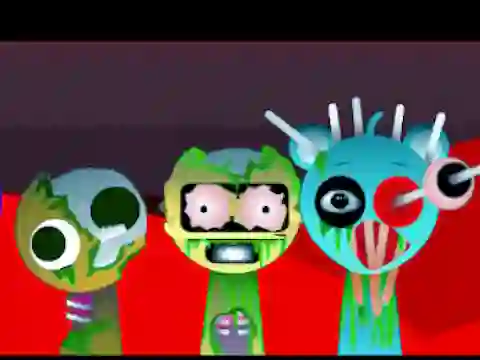 بازی Sprunki Music Scary Beat Box آنلاین