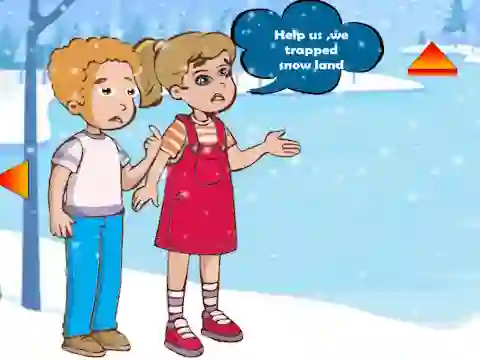 بازی Siblings Escaped Snow Land آنلاین