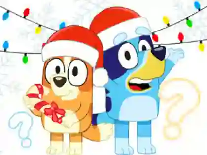 بازی Kids Quiz: Bluey Christmas Quiz آنلاین