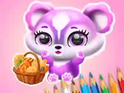 بازی Coloring Book: Fluffy Picnic آنلاین