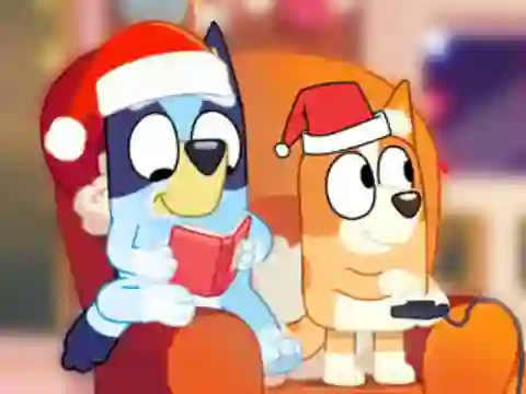 بازی Jigsaw Puzzle: Bluey Christmas Party آنلاین