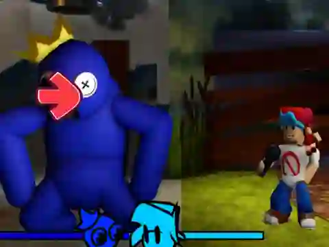 بازی FNF vs Rainbow Friends آنلاین