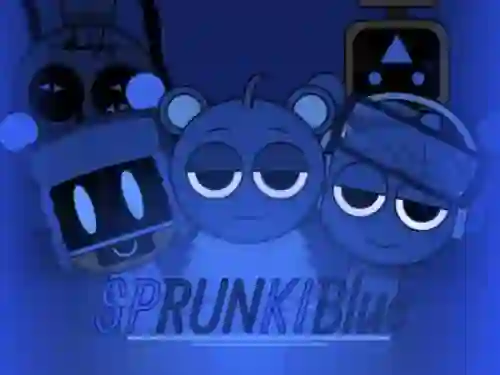 بازی Sprunki Blue Mod آنلاین