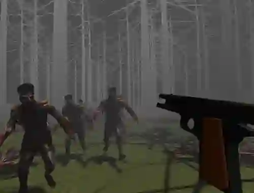بازی Zombies in a Forest آنلاین