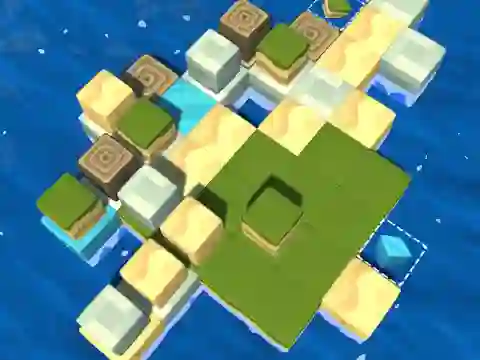 بازی Cube Island: ASMR Relax Puzzle آنلاین