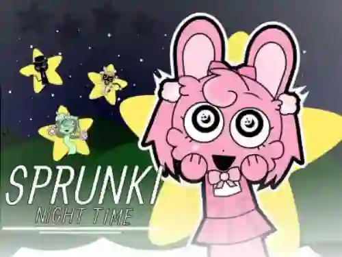 بازی Sprunki Night Time 2 آنلاین