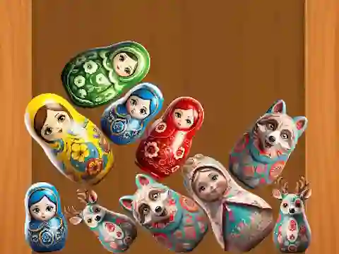 بازی Merge Matreshki آنلاین