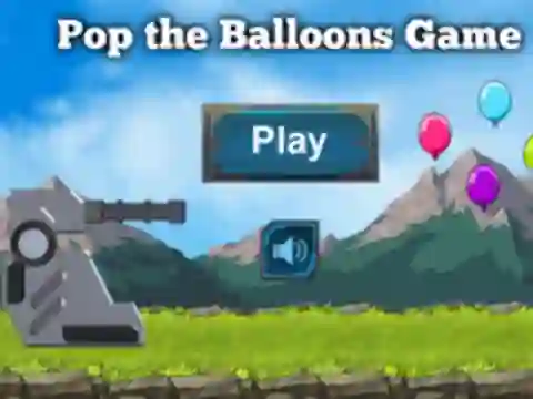 بازی Pop The Balloons Game آنلاین