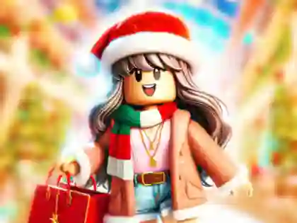 بازی Jigsaw Puzzle: Roblox Christmas Mall آنلاین