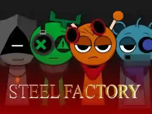 بازی Sprunki x SepBox: Steel Factory آنلاین